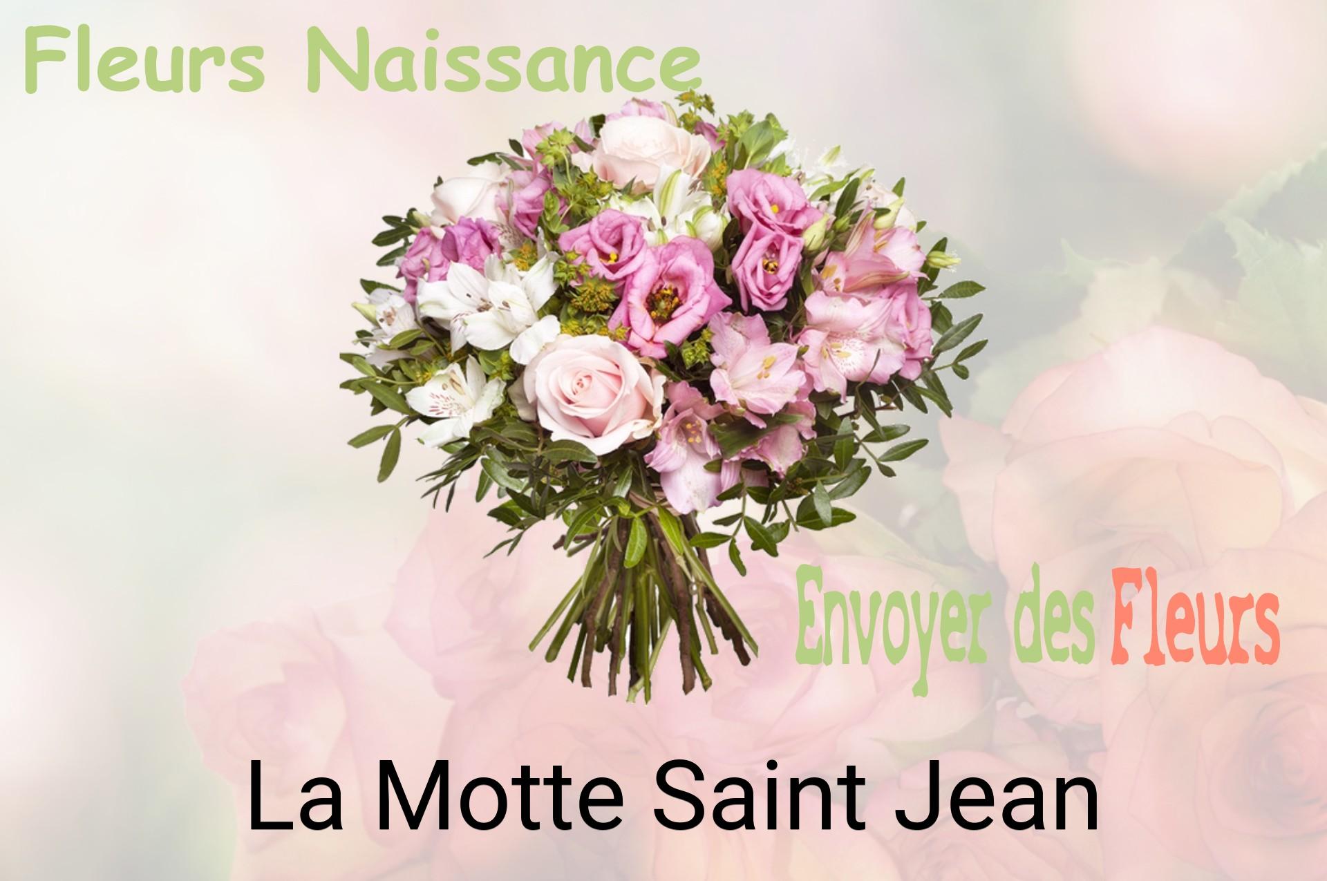 Bouquet de fleurs de naissance livré à La Motte-Saint-Jean